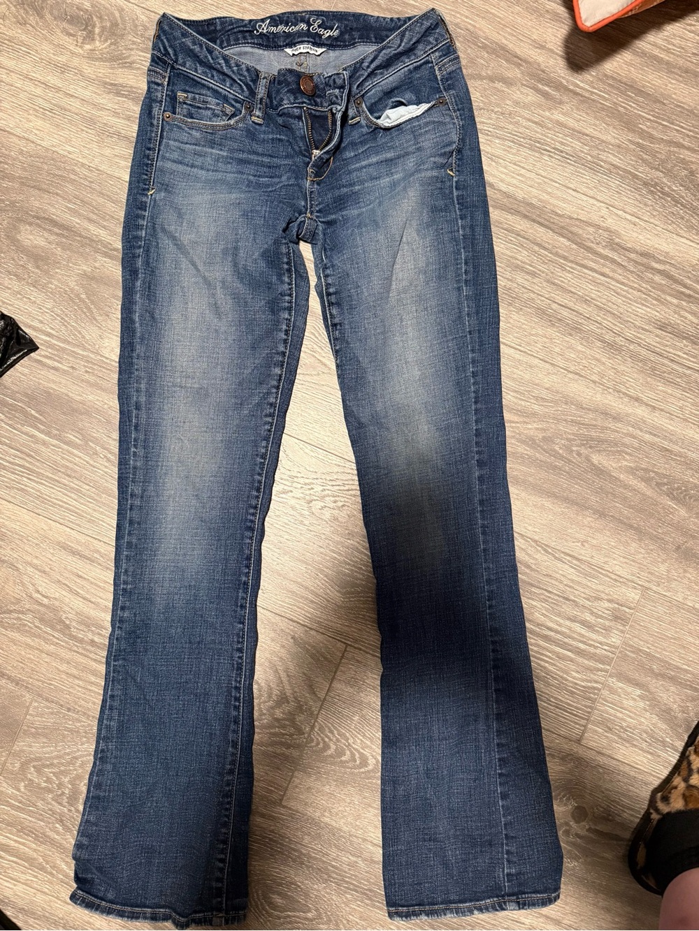 American Eagle Outfitters Medium Blue Flare Jeans